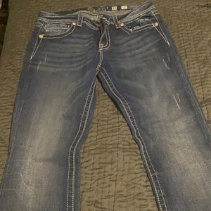 Lightly Distressed Miss Me Jeans Size 33